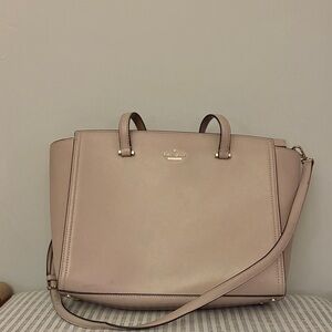 Kate Spade Taupe Satchel Bag